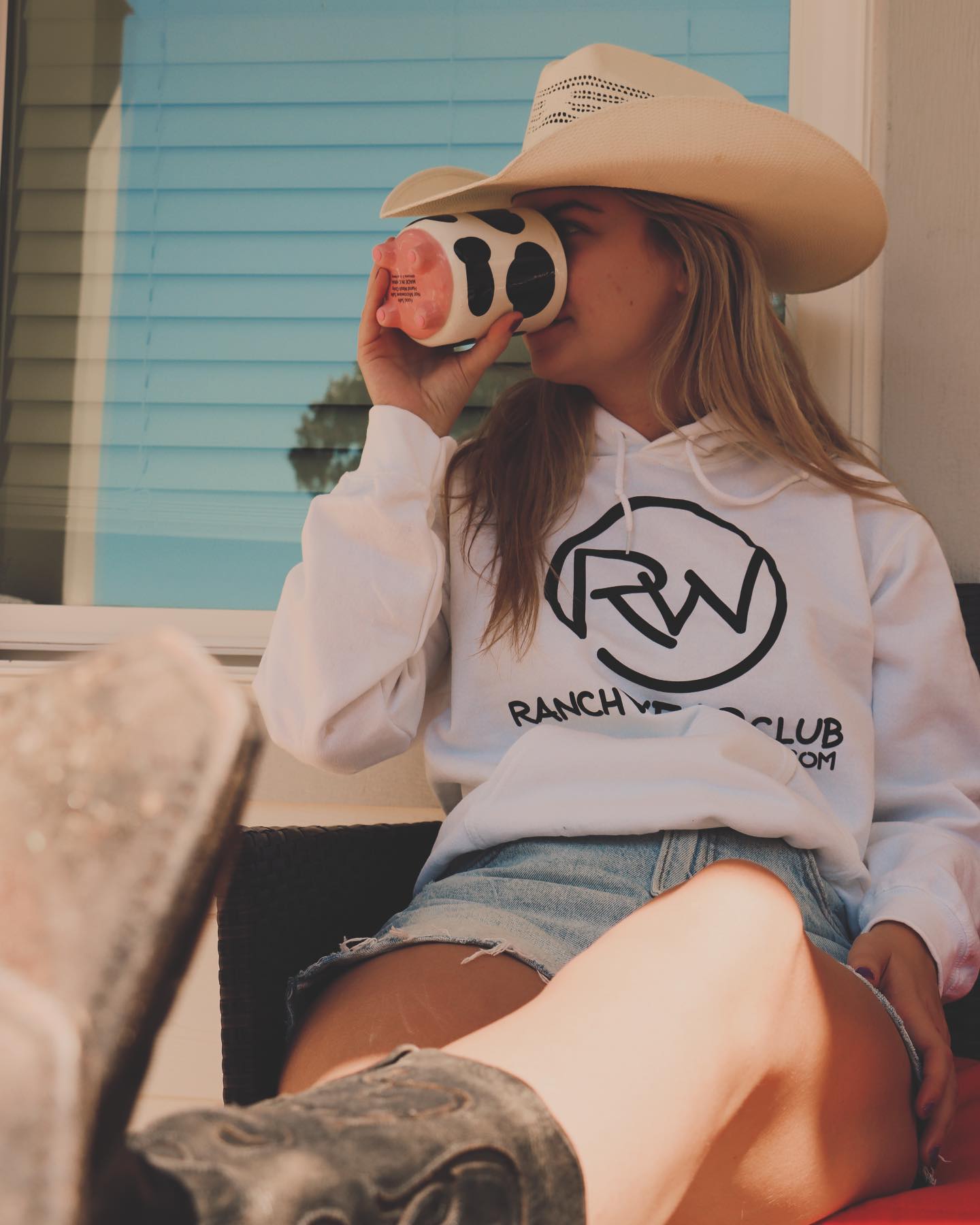 RWC Be Authentic White Hoodie