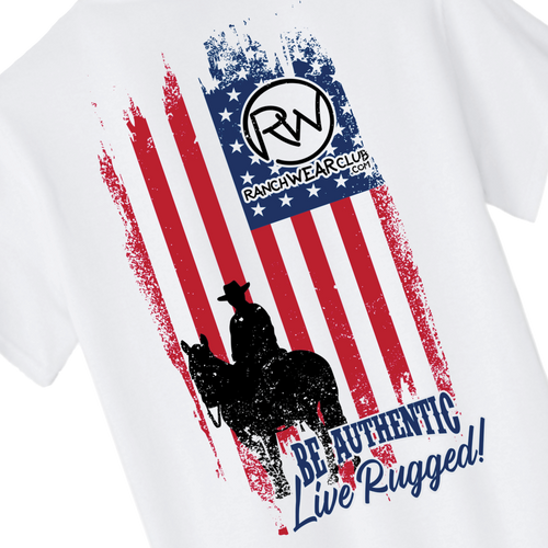 Live Rugged Authentic T-shirt