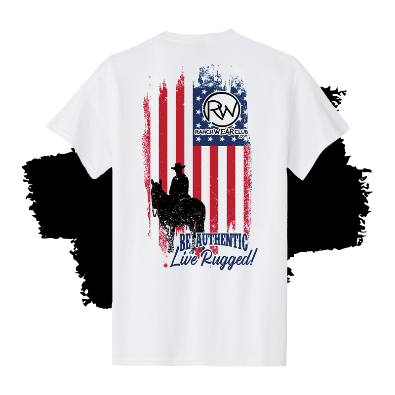 Live Rugged Authentic T-shirt