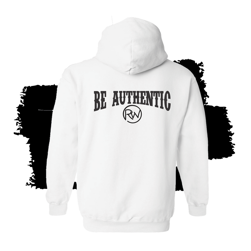 RWC Be Authentic White Hoodie